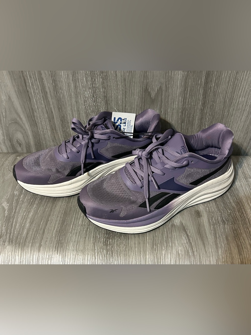 Reebok Women's Lavender Athletic Running Shoes with Black Accents 9